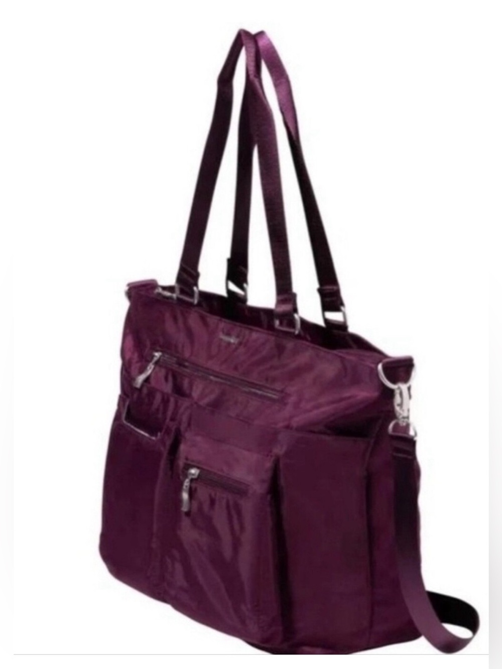 NWT Baggallini Any Day Laptop Tote Purple Everyday Tote - Picture 5 of 7